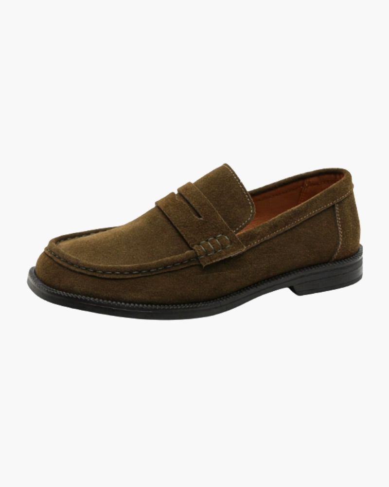 Homme Mocassins Enfiler Silhouette Basse