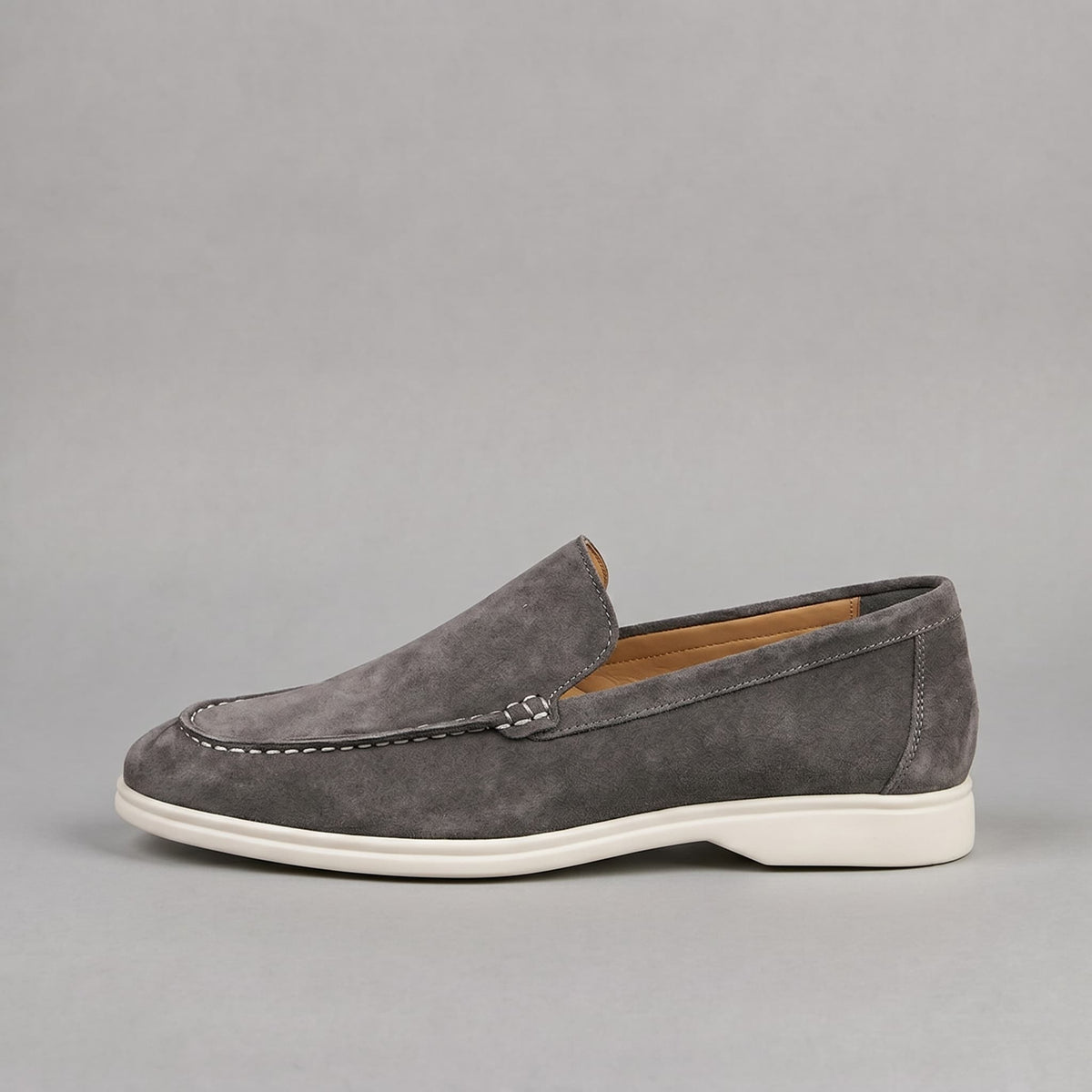 Homme Mocassins Daim Enfiler
