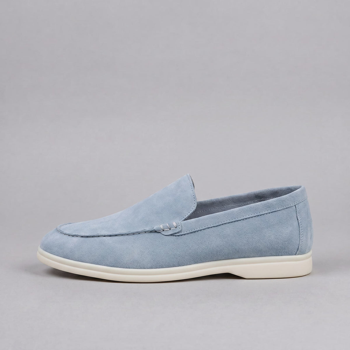 Homme Mocassins Daim Enfiler