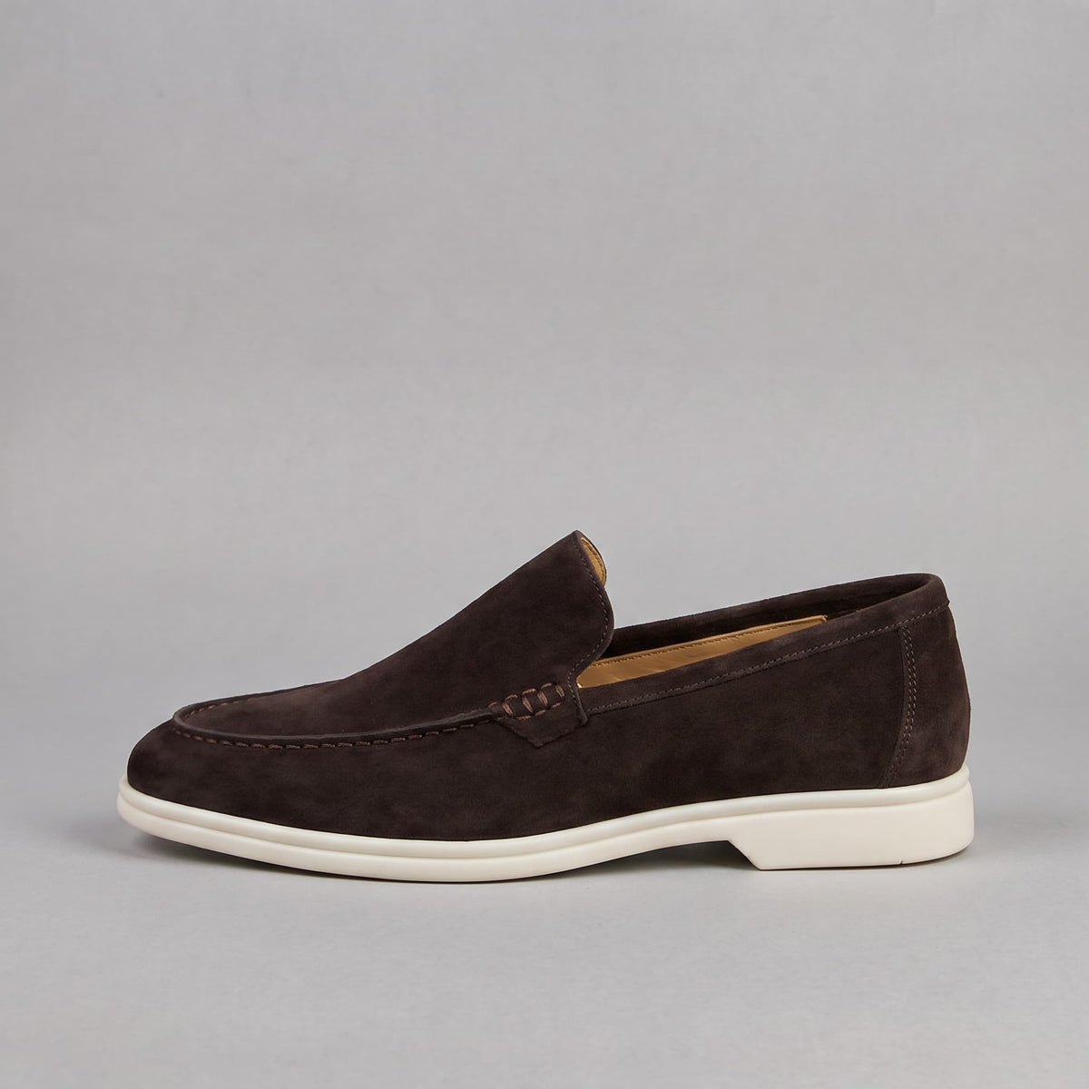 Homme Mocassins Daim Enfiler