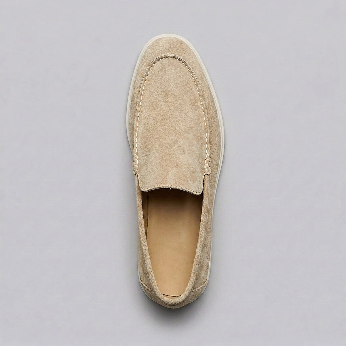 Homme Mocassins Daim Enfiler