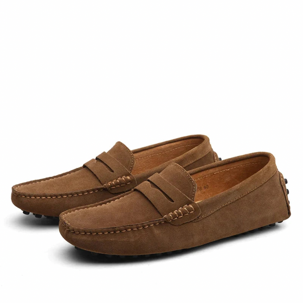 Homme Mocassins Enfiler Bride