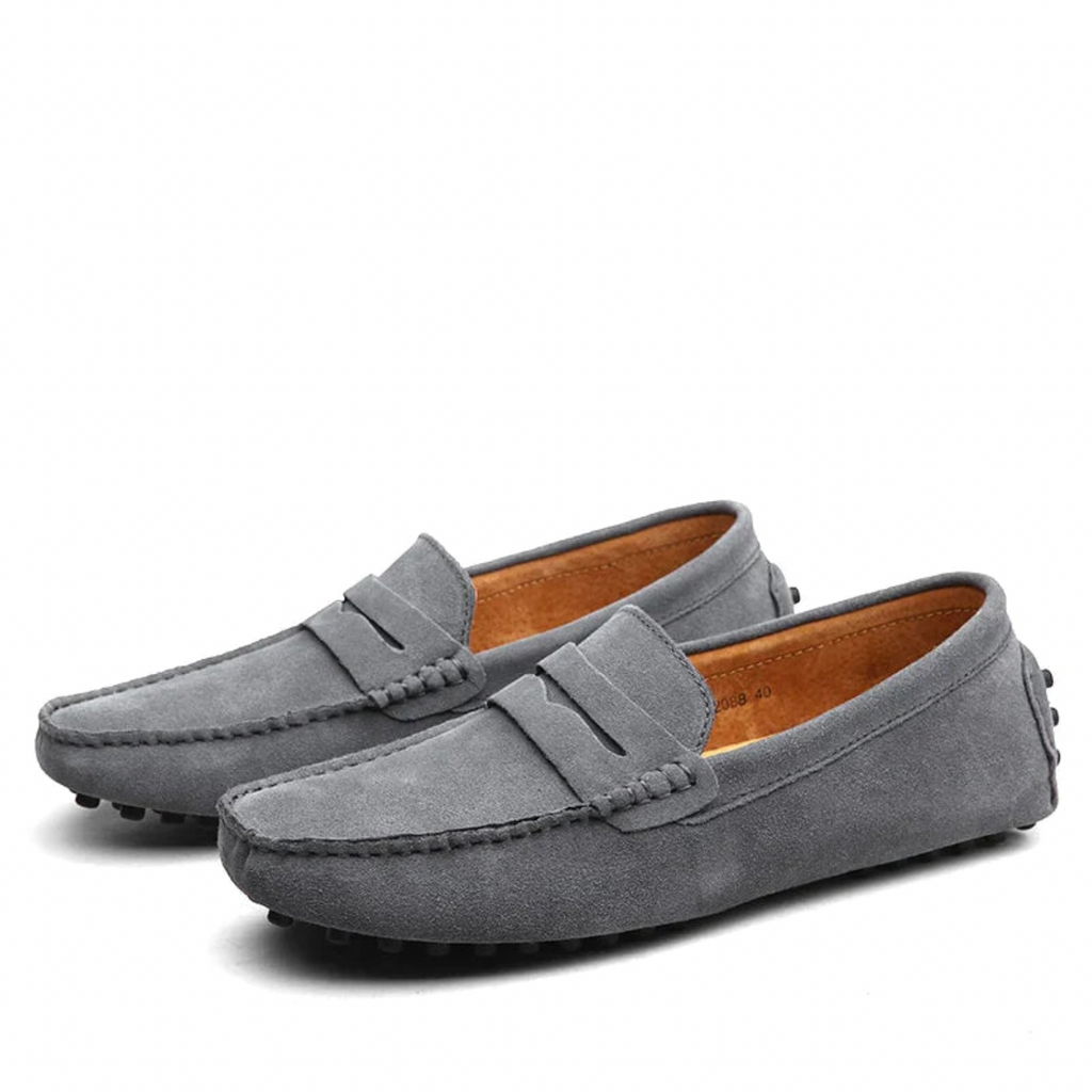 Homme Mocassins Enfiler Bride