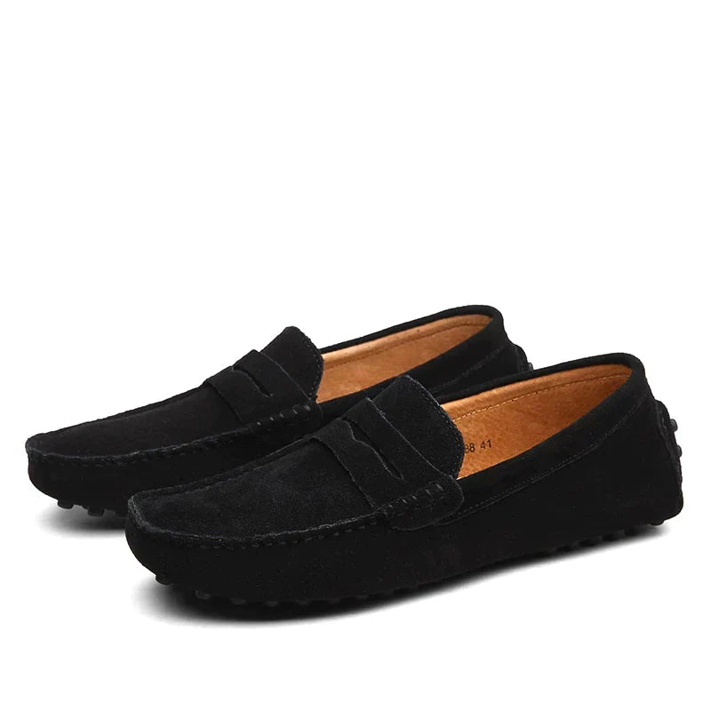 Homme Mocassins Enfiler Bride