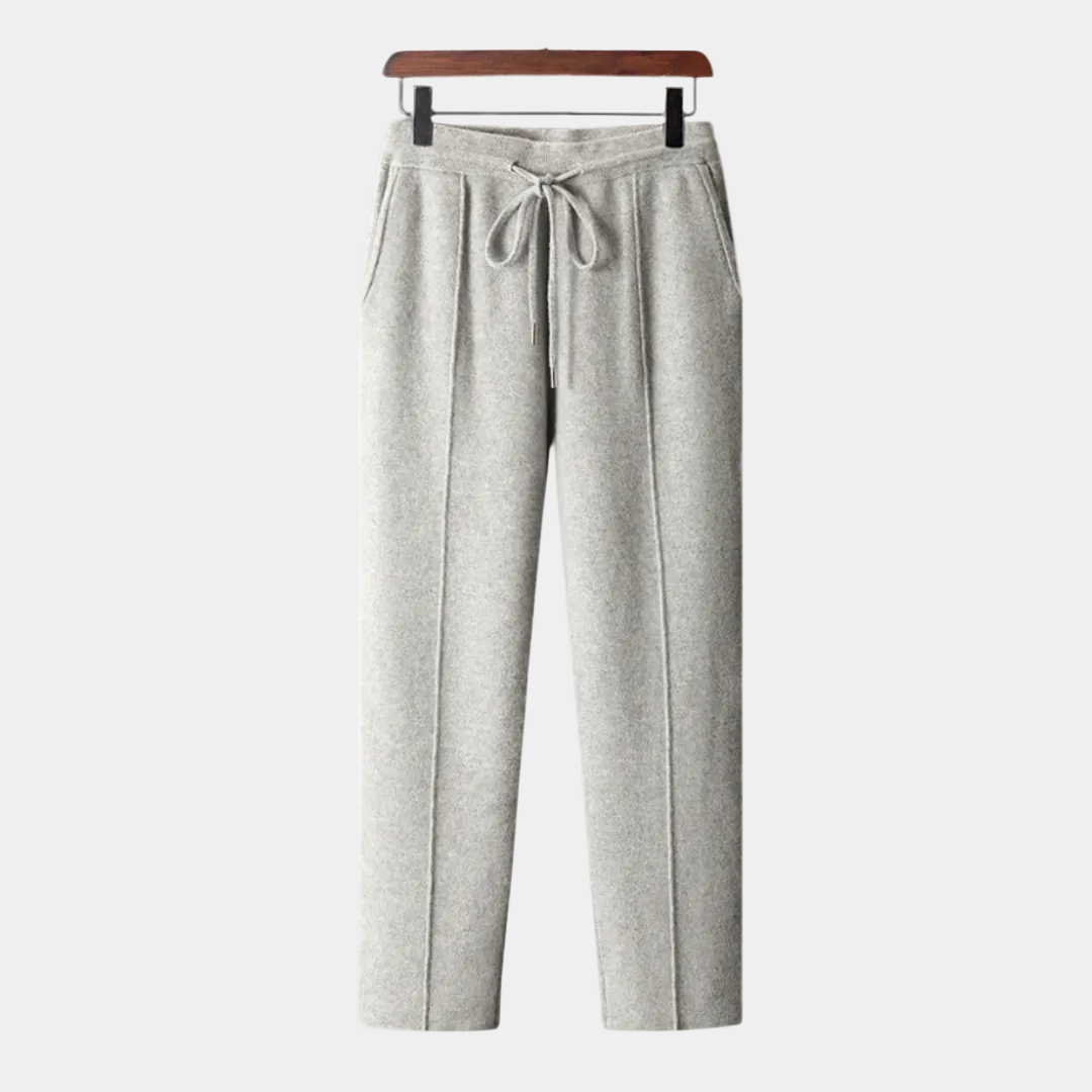 Homme Pantalon Taille Élastique Coupe Droite