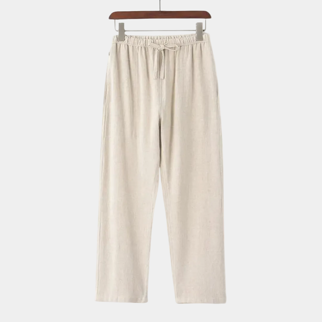 Homme Pantalon Taille Élastique Cordon Serrage