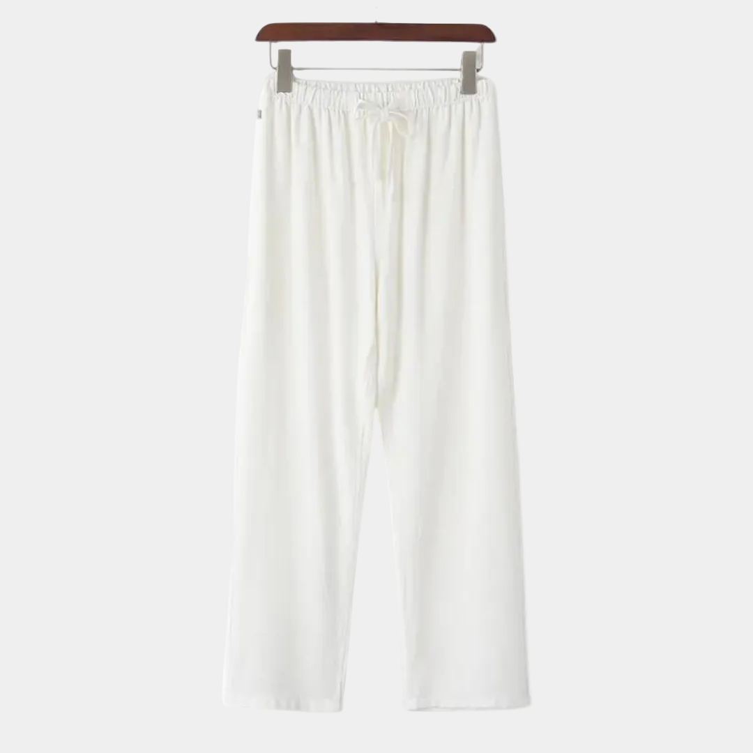 Homme Pantalon Taille Élastique Cordon Serrage