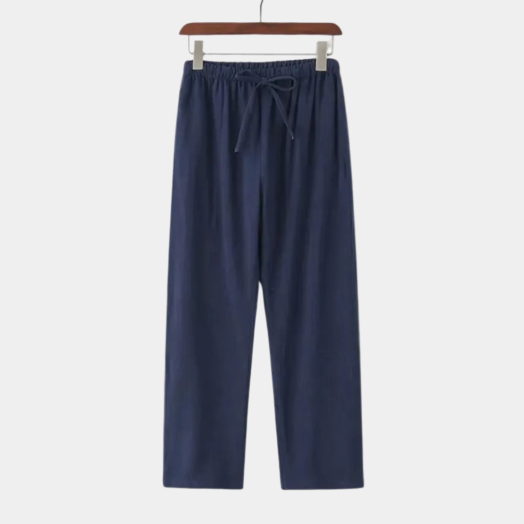 Homme Pantalon Taille Élastique Cordon Serrage