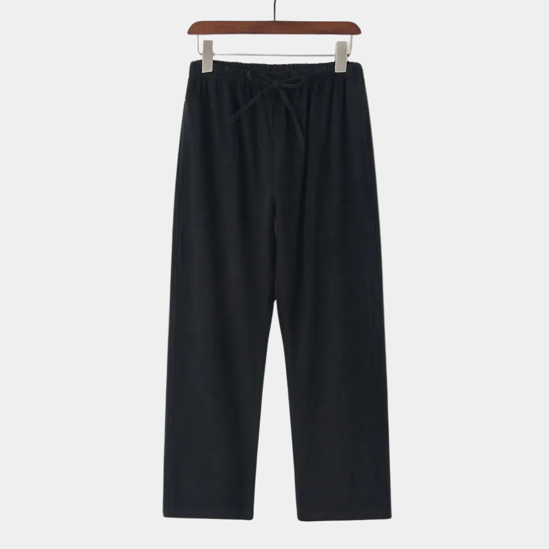 Homme Pantalon Taille Élastique Cordon Serrage