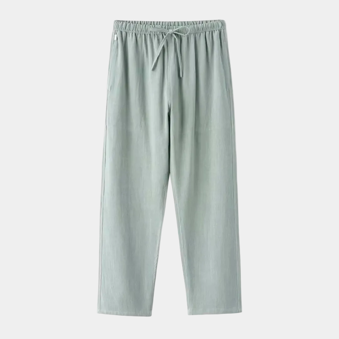 Homme Pantalon Taille Élastique Cordon Serrage