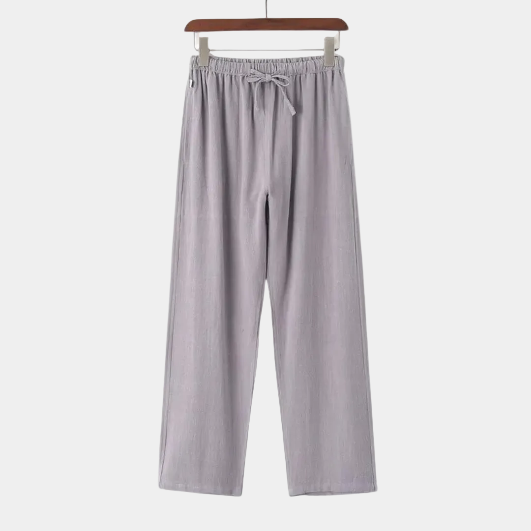 Homme Pantalon Taille Élastique Cordon Serrage