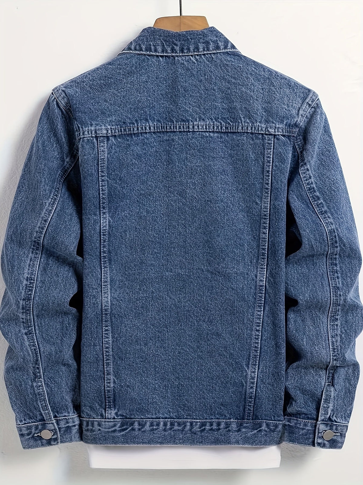 Homme Veste Fermeture Boutons Col Classique