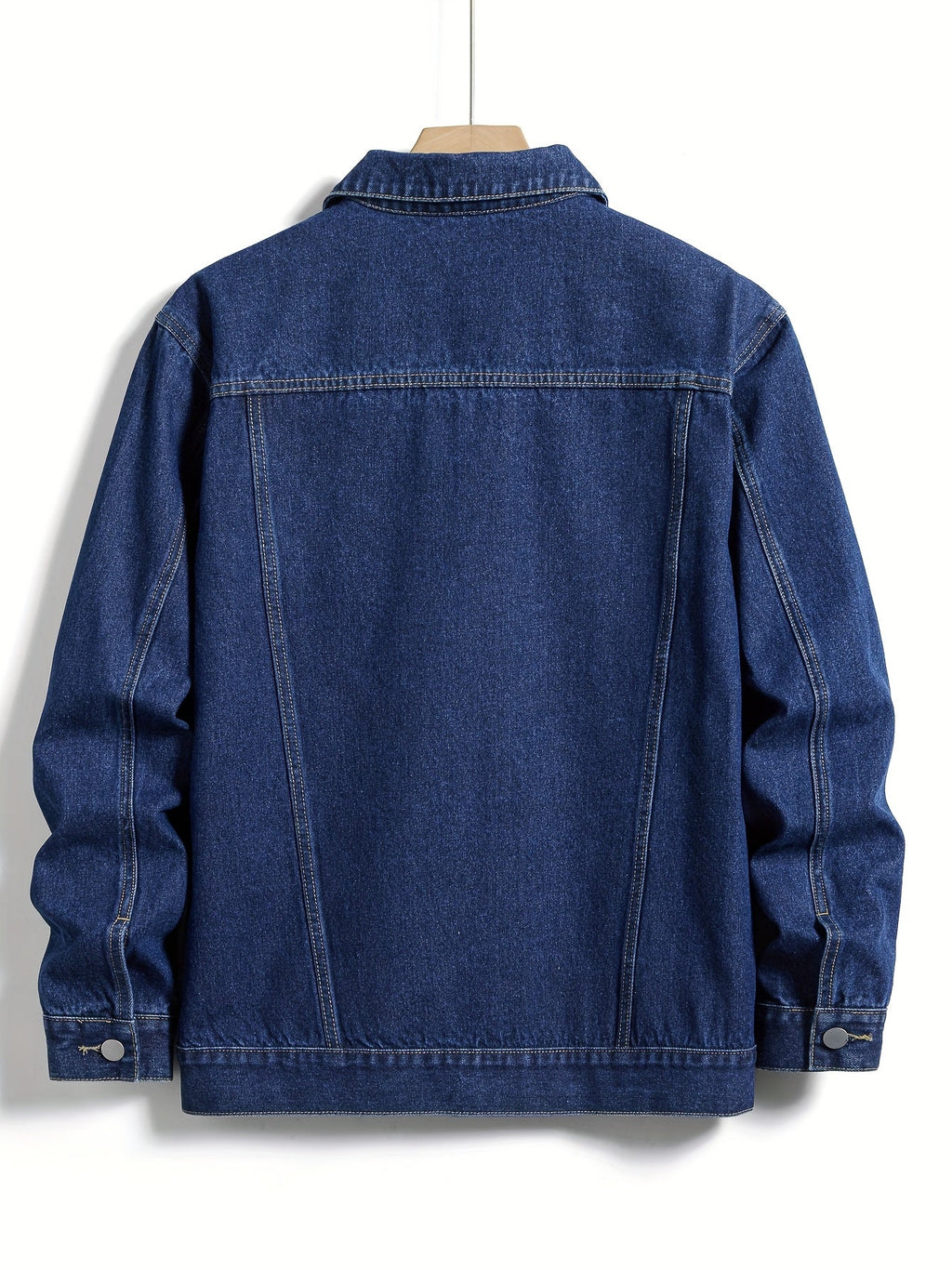 Homme Veste Fermeture Boutons Col Classique