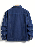 Homme Veste Fermeture Boutons Col Classique
