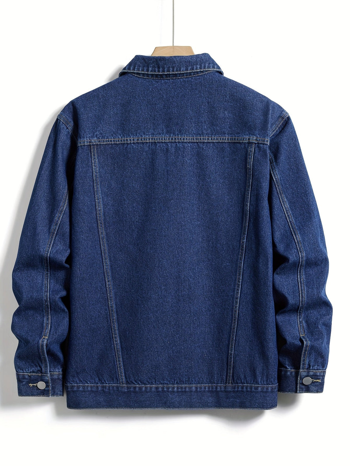 Homme Veste Fermeture Boutons Col Classique