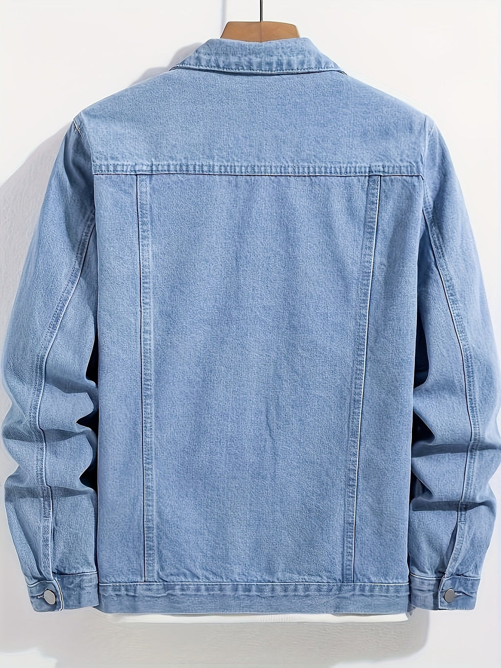 Homme Veste Fermeture Boutons Col Classique