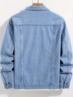 Homme Veste Fermeture Boutons Col Classique