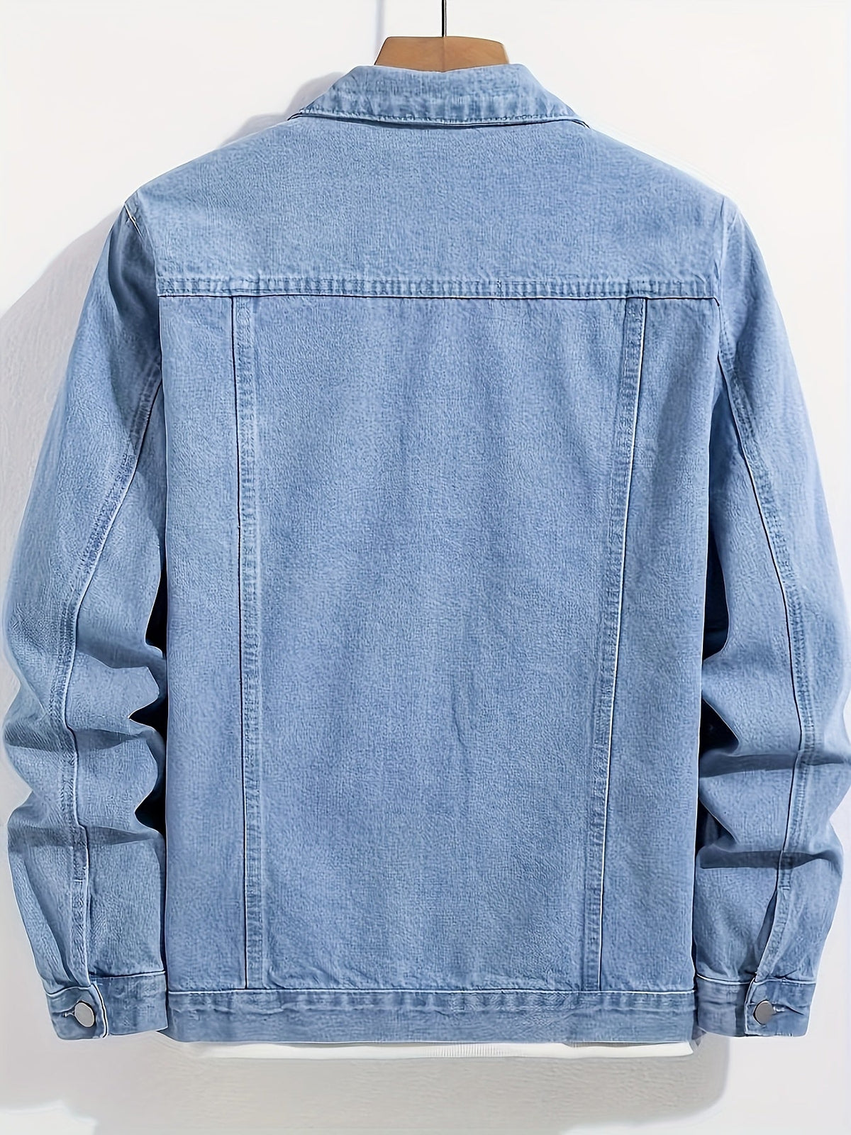 Homme Veste Fermeture Boutons Col Classique