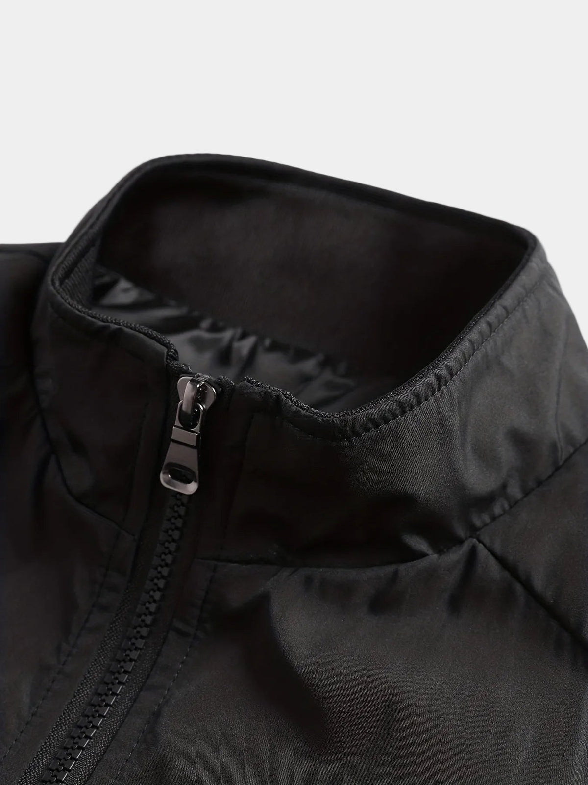 Homme Veste Col Montant Poches Latérales