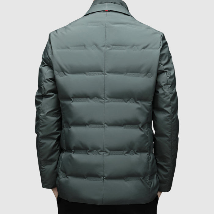 Homme Veste Col Revers Fermeture Boutonnée