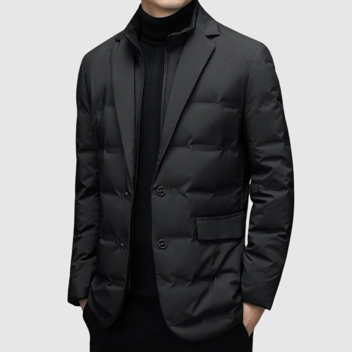 Homme Veste Col Revers Fermeture Boutonnée