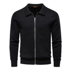 Homme Veste Col Classique Fermeture Zippée