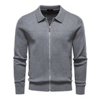 Homme Veste Col Classique Fermeture Zippée